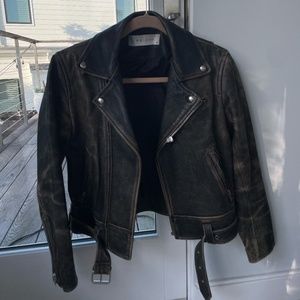 IRO Jeans Leather Jacket